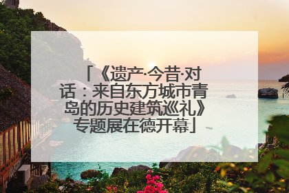 《遗产·今昔·对话：来自东方城市青岛的历史建筑巡礼》专题展在德开幕