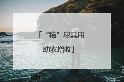 “秸”尽其用 助农增收