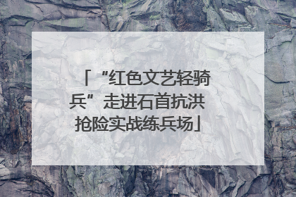 “红色文艺轻骑兵”走进石首抗洪抢险实战练兵场