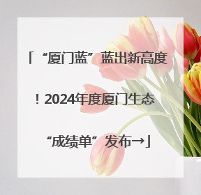 “厦门蓝”蓝出新高度！2024年度厦门生态“成绩单”发布→