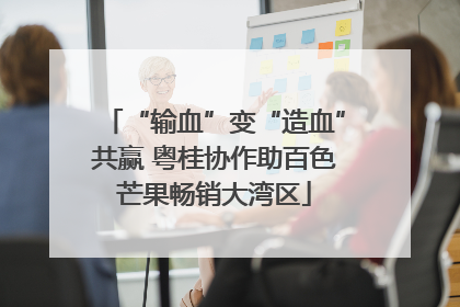 “输血”变“造血”共赢 粤桂协作助百色芒果畅销大湾区