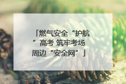 燃气安全“护航”高考 筑牢考场周边“安全网”