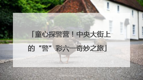 童心探警营！中央大街上的“警”彩六一奇妙之旅