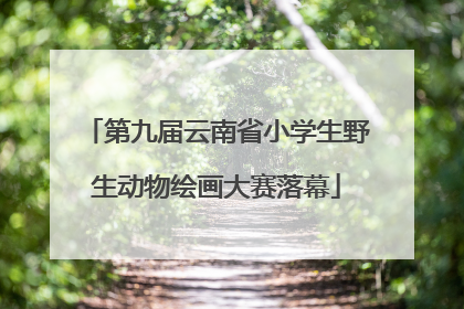 第九届云南省小学生野生动物绘画大赛落幕