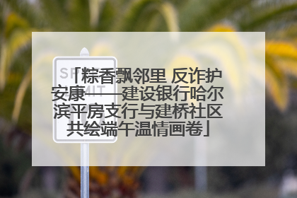 粽香飘邻里 反诈护安康——建设银行哈尔滨平房支行与建桥社区共绘端午温情画卷