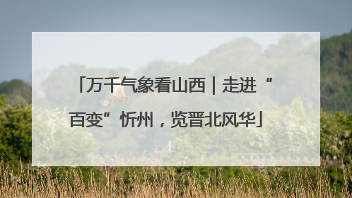 万千气象看山西｜走进“百变”忻州，览晋北风华