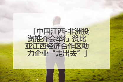 中国江西-非洲投资推介会举行 赞比亚江西经济合作区助力企业“走出去”