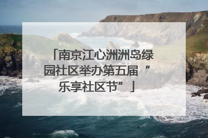 南京江心洲洲岛绿园社区举办第五届“乐享社区节”