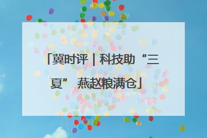 冀时评｜科技助“三夏” 燕赵粮满仓