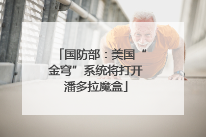 国防部：美国“金穹”系统将打开潘多拉魔盒