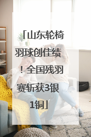 山东轮椅羽球创佳绩！全国残羽赛斩获3银1铜