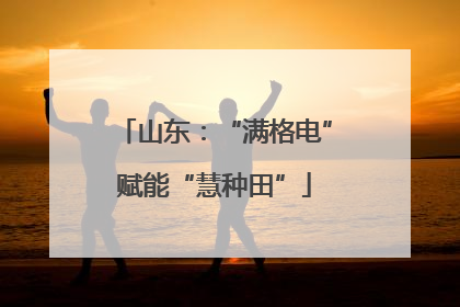 山东：“满格电”赋能“慧种田”