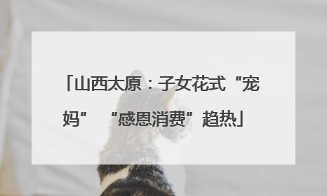 山西太原：子女花式“宠妈” “感恩消费”趋热
