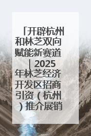 开辟杭州和林芝双向赋能新赛道｜2025年林芝经济开发区招商引资（杭州）推介展销活动在杭举办
