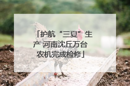 护航“三夏”生产 河南沈丘万台农机完成检修