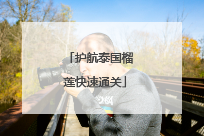 护航泰国榴莲快速通关