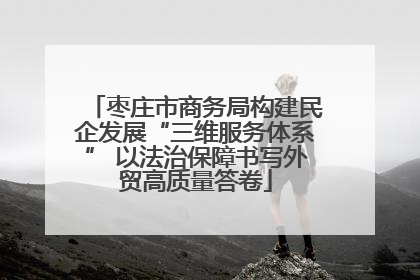 枣庄市商务局构建民企发展“三维服务体系” 以法治保障书写外贸高质量答卷