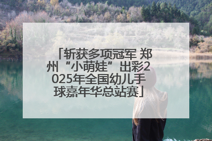 斩获多项冠军 郑州“小萌娃”出彩2025年全国幼儿手球嘉年华总站赛