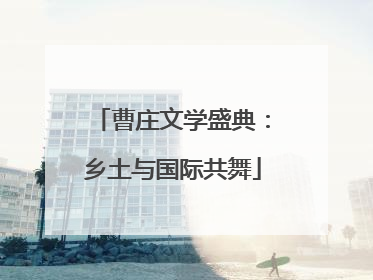 曹庄文学盛典：乡土与国际共舞