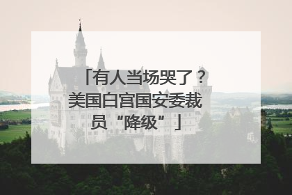 有人当场哭了？美国白宫国安委裁员“降级”