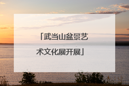 武当山盆景艺术文化展开展