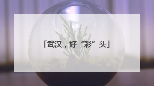武汉，好“彩”头