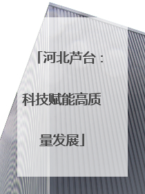 河北芦台：科技赋能高质量发展