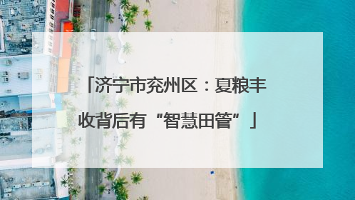 济宁市兖州区：夏粮丰收背后有“智慧田管”
