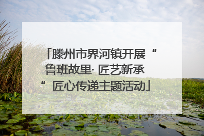 滕州市界河镇开展“鲁班故里· 匠艺新承”匠心传递主题活动
