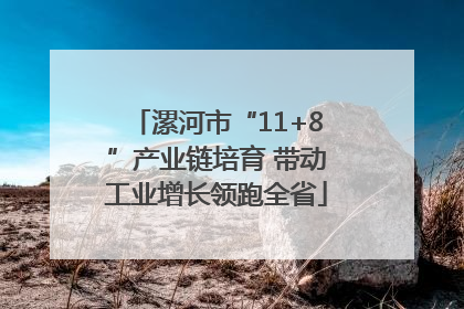 漯河市“11+8”产业链培育 带动工业增长领跑全省