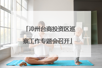 漳州台商投资区巡察工作专题会召开