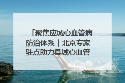 聚焦应城心血管病防治体系｜北京专家驻点助力县域心血管诊疗技术突破