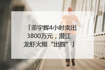 董宇辉4小时卖出3800万元，潜江龙虾火爆“出圈”