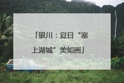 银川：夏日“塞上湖城”美如画