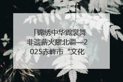 锦绣中华霓裳舞 非遗薪火耀北疆—2025赤峰市“文化和自然遗产日”非遗宣传展示活动纪实