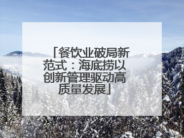 餐饮业破局新范式：海底捞以创新管理驱动高质量发展