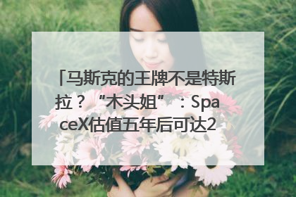 马斯克的王牌不是特斯拉？“木头姐”：SpaceX估值五年后可达2.5万亿美元！