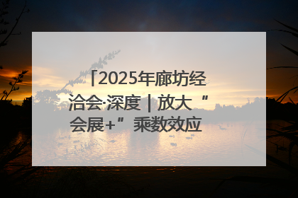 2025年廊坊经洽会·深度｜放大“会展+”乘数效应 打造消费新场景