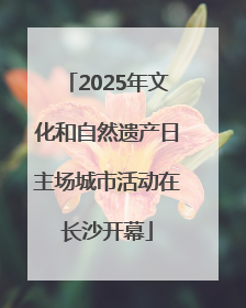 2025年文化和自然遗产日主场城市活动在长沙开幕