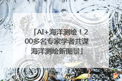 AI+海洋测绘！200多名专家学者共谋海洋测绘新图景