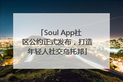 Soul App社区公约正式发布，打造年轻人社交乌托邦